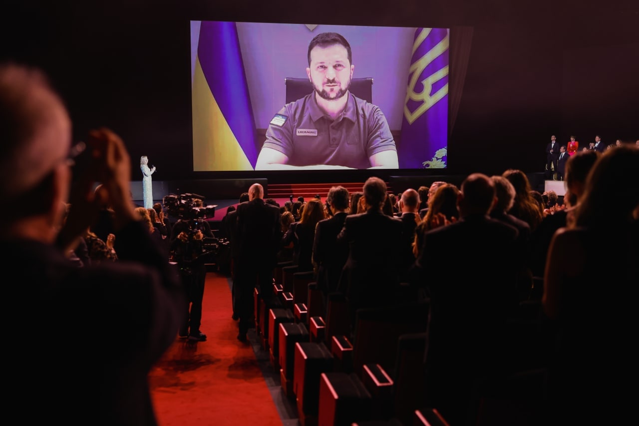 Президент України Володимир Зеленський виступив на церемонії відкриття Каннського кінофестивалю