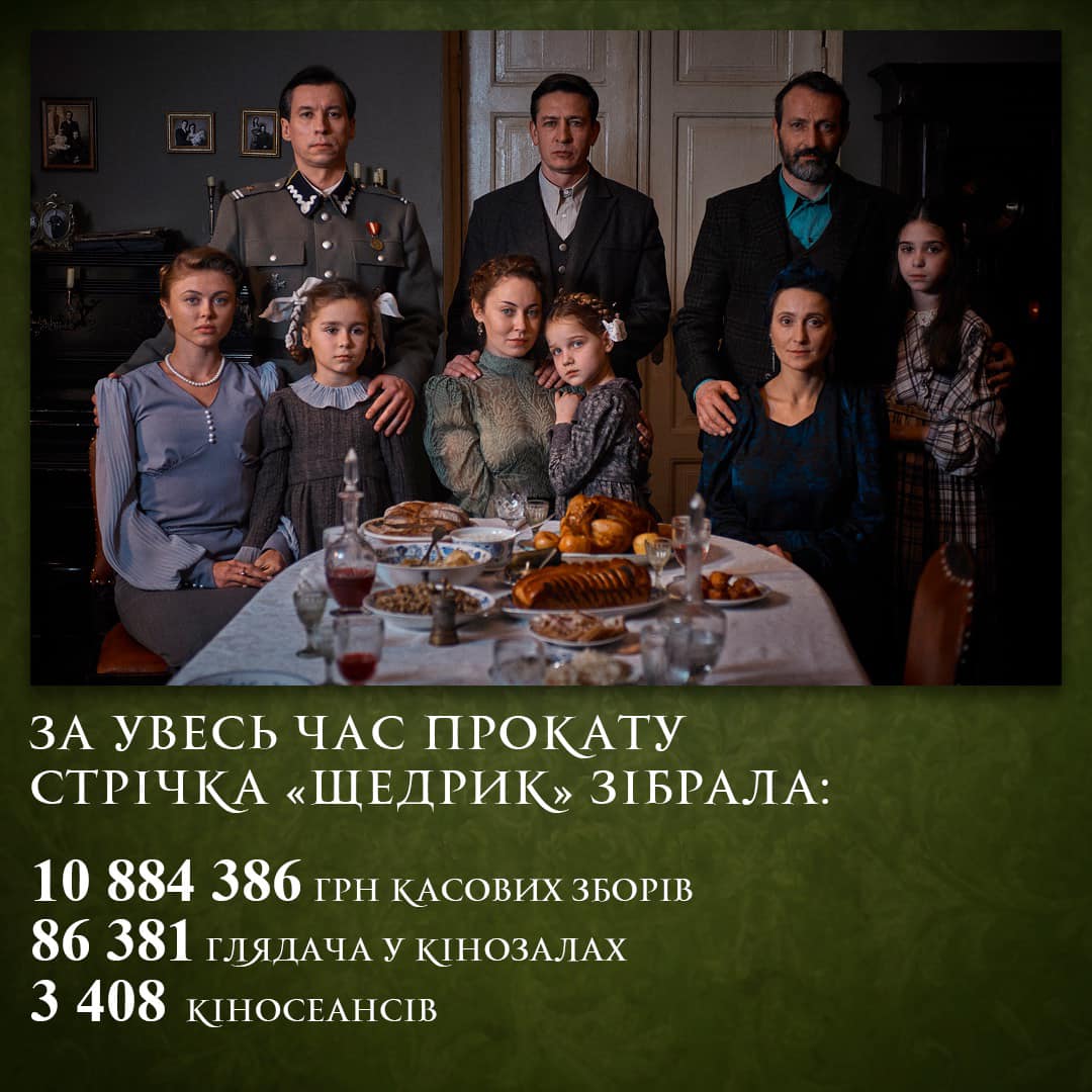 Завершився прокат стрічки «Щедрик» Олесі Моргунець-Ісаєнко