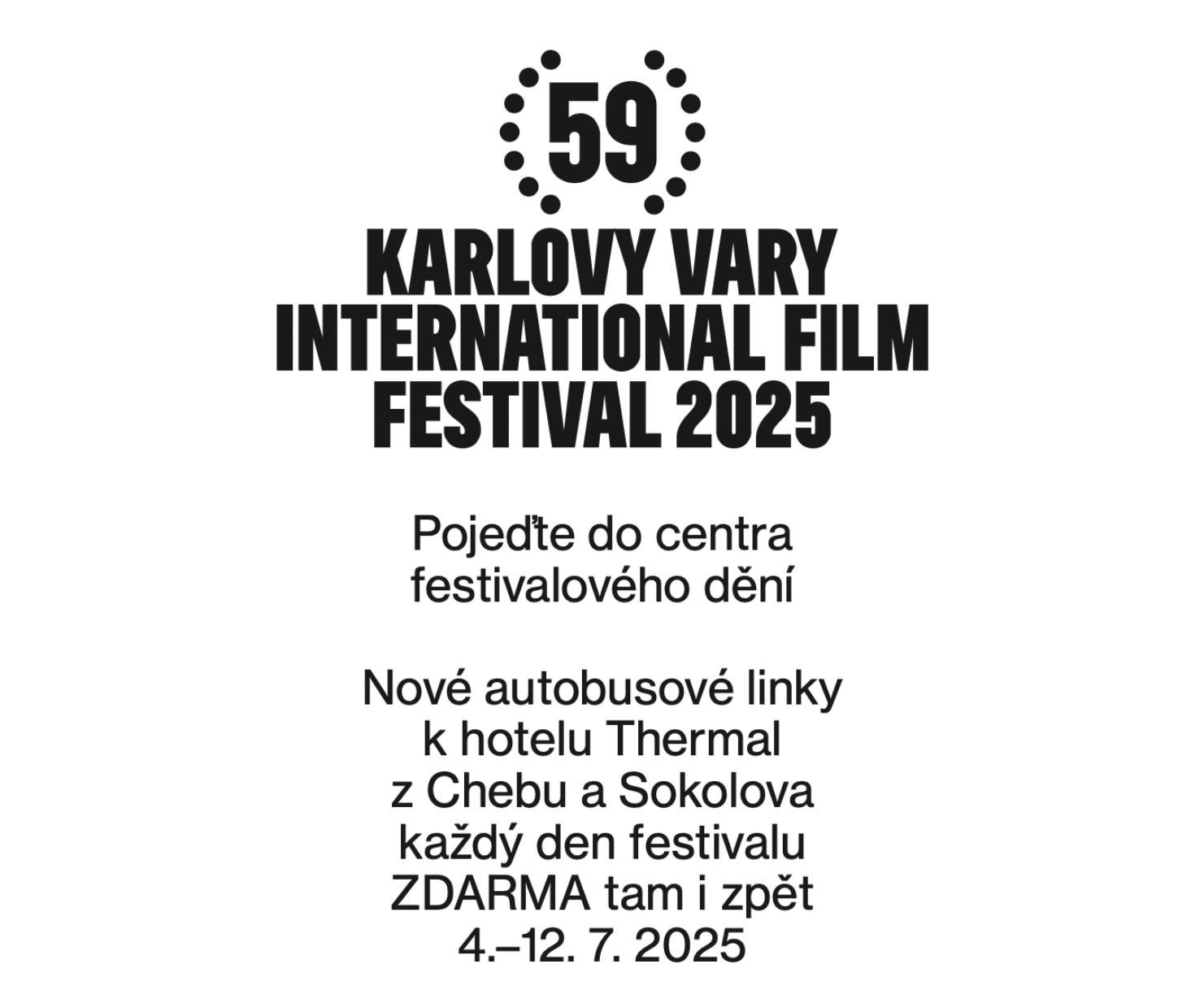 4 липня стартує 59-й Міжнародний кінофестиваль у Карлових Варах