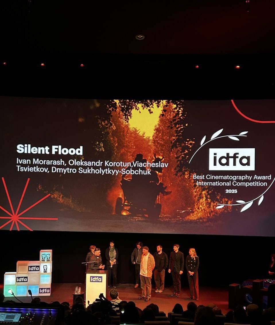 Фільм «Тиха повінь» отримав нагороду за найкращу операторську роботу на IDFA