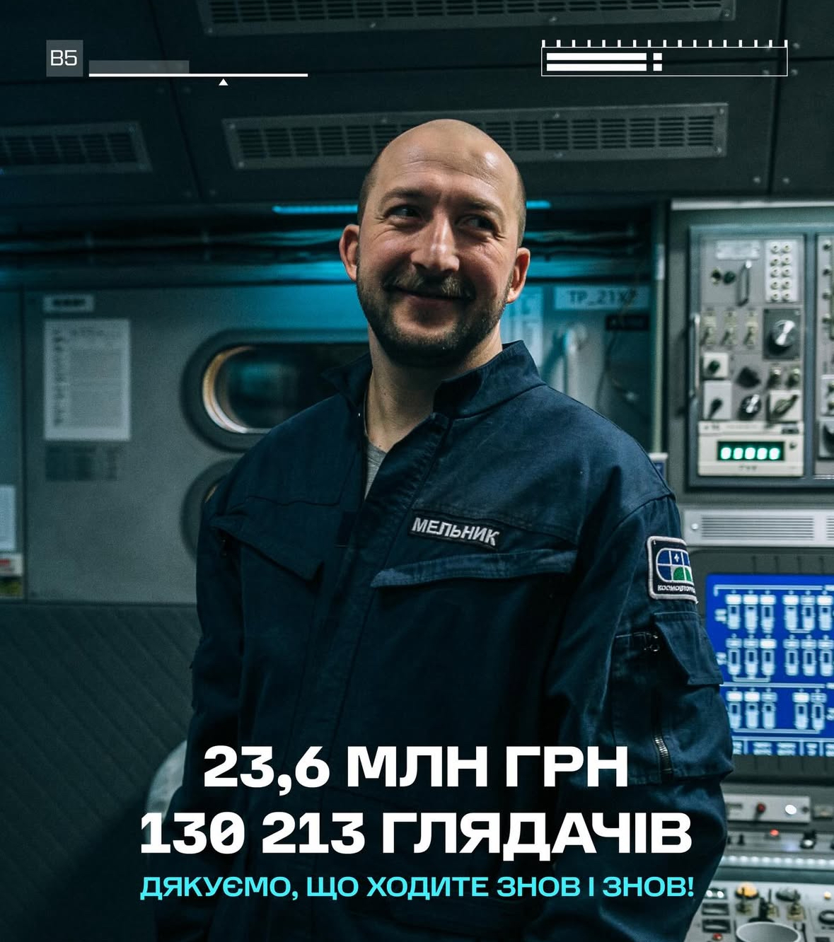 ДВА ВІКЕНДИ ПРОКАТУ «ТИ — КОСМОС»