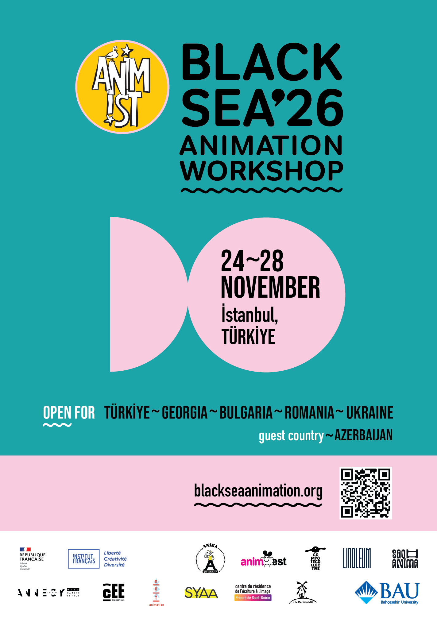 Розпочато прийом заявок на 3-й міжнародний воркшоп Black Sea Animation Workshop у Стамбулі